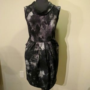 Cowl neck modern dress